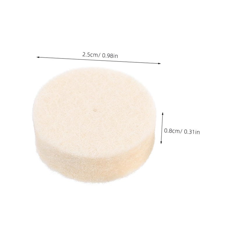 1 Set 100pcs Wool Polishing Wheels For Jewelry Watches Rotary Tool Buffing Kit - Image 3