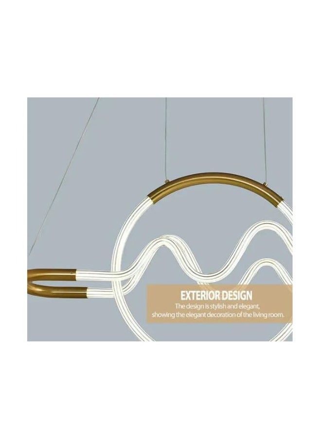 A F N Lighting - AFN LIGHTING Modern Nordic Gold Pendant Lights, Hanging Decor for Dining Room Chandeliers, LED Ceiling Lights for Living Room, Kitchen Chandelier, Gold Chandelier, Ceiling Lamp for Bedroom - Image 1