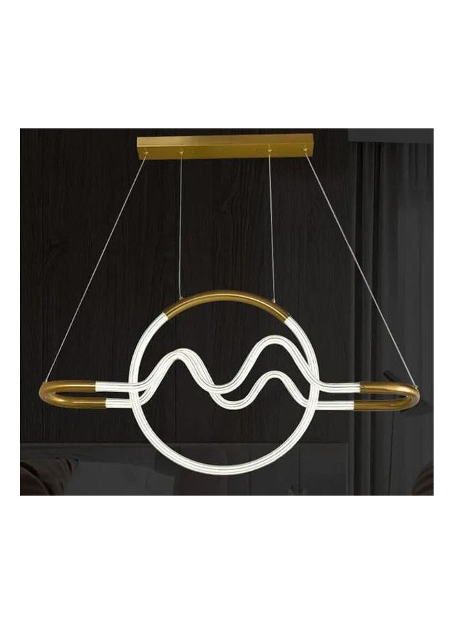 A F N Lighting - AFN LIGHTING Modern Nordic Gold Pendant Lights, Hanging Decor for Dining Room Chandeliers, LED Ceiling Lights for Living Room, Kitchen Chandelier, Gold Chandelier, Ceiling Lamp for Bedroom - Image 1