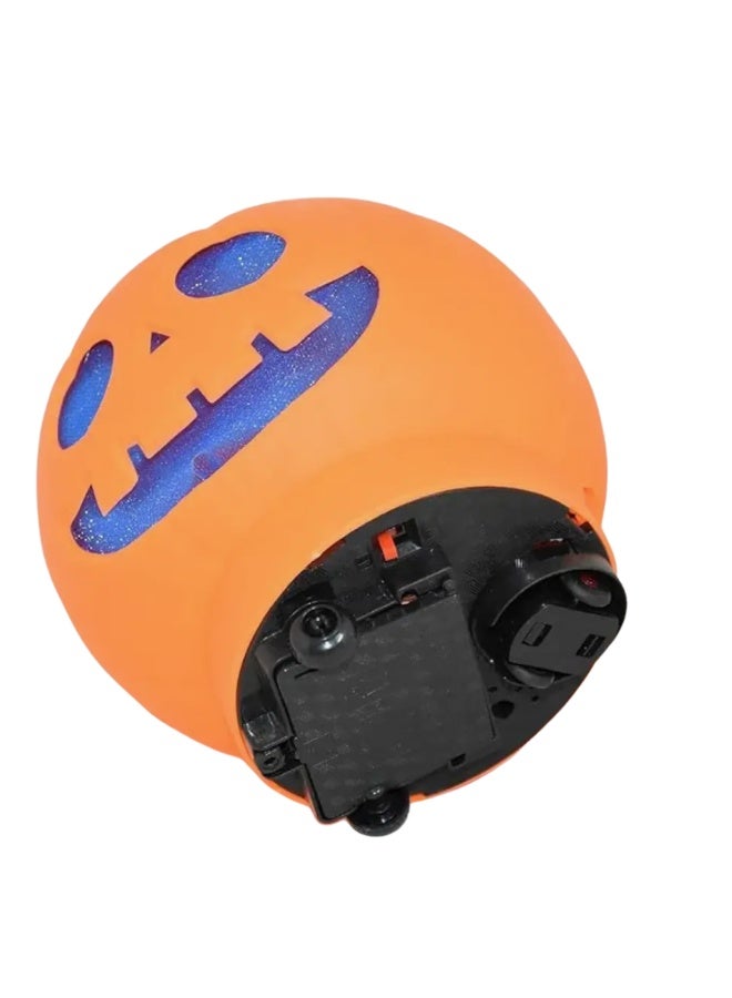 Halloween Pumpkin Candy Bowl with Light & Sound – Animated Trick or Treat Candy Holder 15x17 cm – Spooky Party Decoration - Image 2