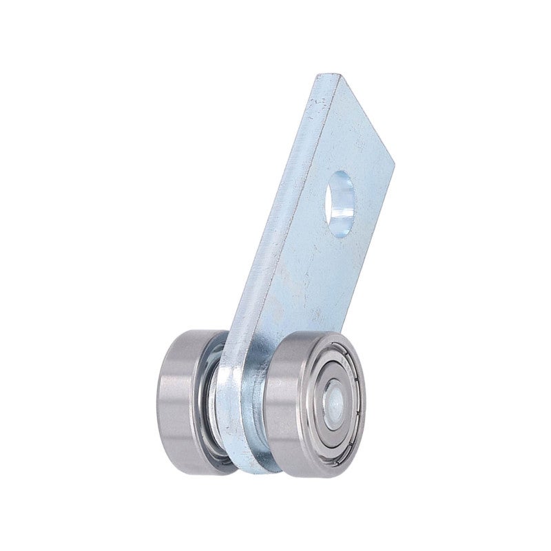 Heavy-Duty Trolley Assembly: 2-Wheel Silver Carbon Steel & Stainless Steel CNC Processed - High-Performance Smooth Operation Versatile Trolley for Factory Track Ceiling Trolley Systems DIY Projects - Image 3