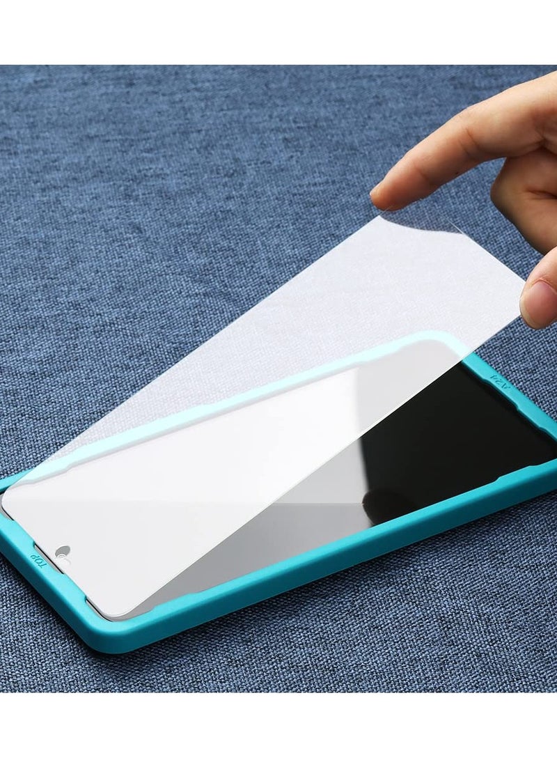 Ibywind 2 of Pack Screen Protector for SamSung Galaxy S22 Plus 5G 6.6 Inch with Metal Camera Lens Protector Back Carbon Fiber Skin Protector Including Easy Install Kit - Image 5