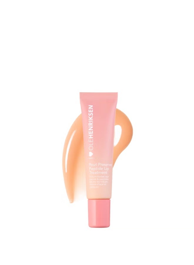 Ole Henriksen Peach Glaze Pout Preserve Peptide Lip Treatment 12ml - Image 1