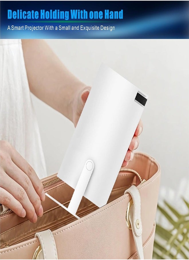 ATM - 4K Ultra HD Smart Projector with Remote Control, User Manual, and Power Cord - Image 1