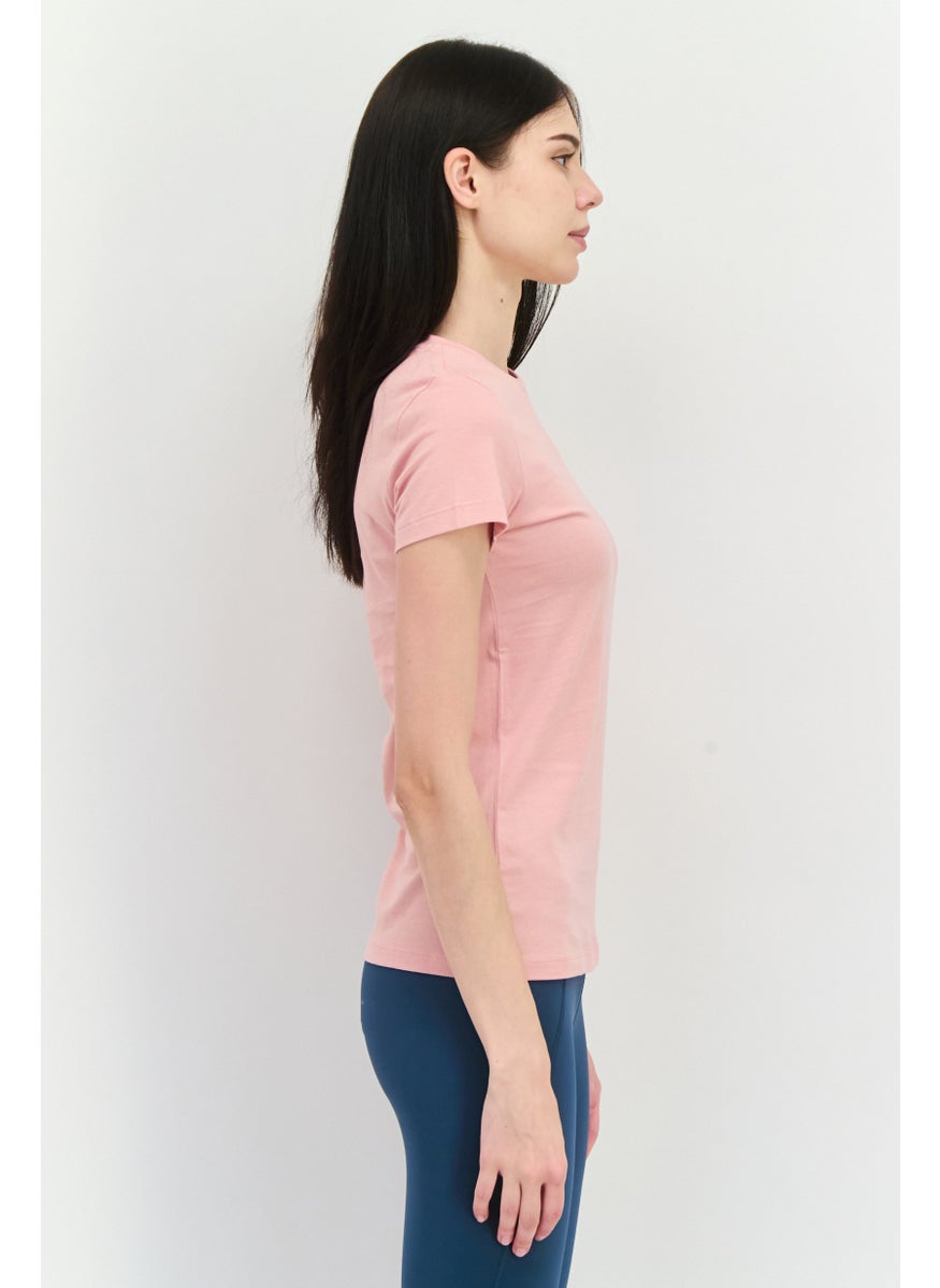 PUMA Women Sportswear Fit Short Sleeve Outdoor Top, Light Pink  - Image 2