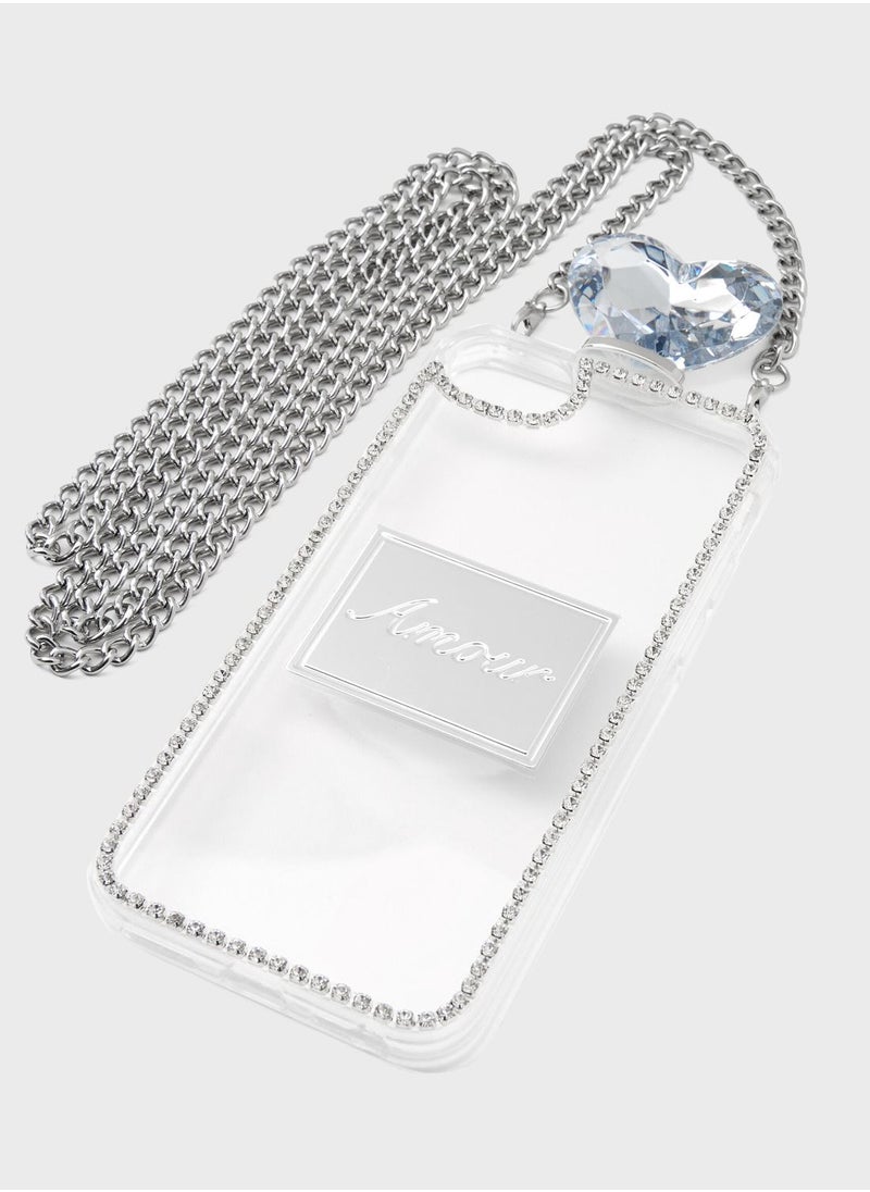 Claires - Clear Perfume Strap iPhone 7/8 Case - Image 1