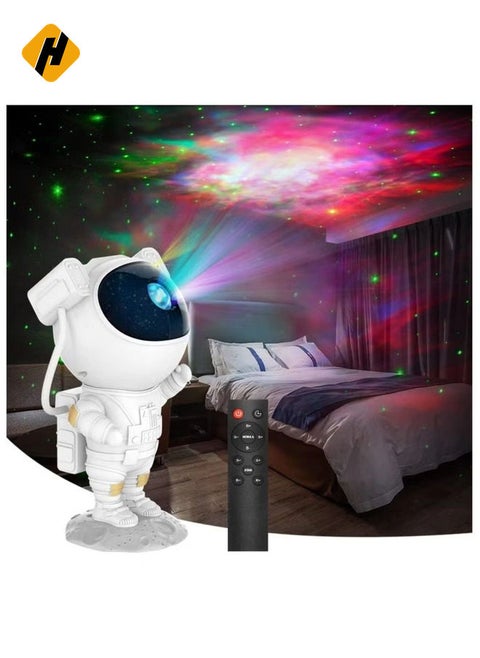 Kids Star Projector Night Light Ksera Astronaut LED Projection Lamp for Bedroom, Starry Night Light Projector with Timer, Remote Control and 360°Adjustable Head Angle