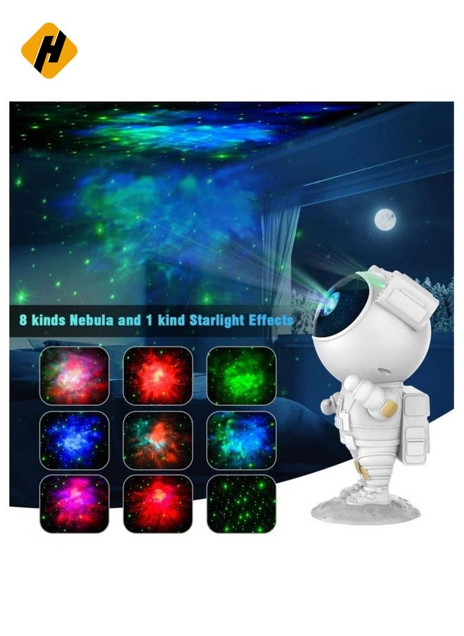 HuHa Kids Star Projector Night Light Ksera Astronaut LED Projection Lamp for Bedroom, Starry Night Light Projector with Timer, Remote Control and 360°Adjustable Head Angle  - Image 2