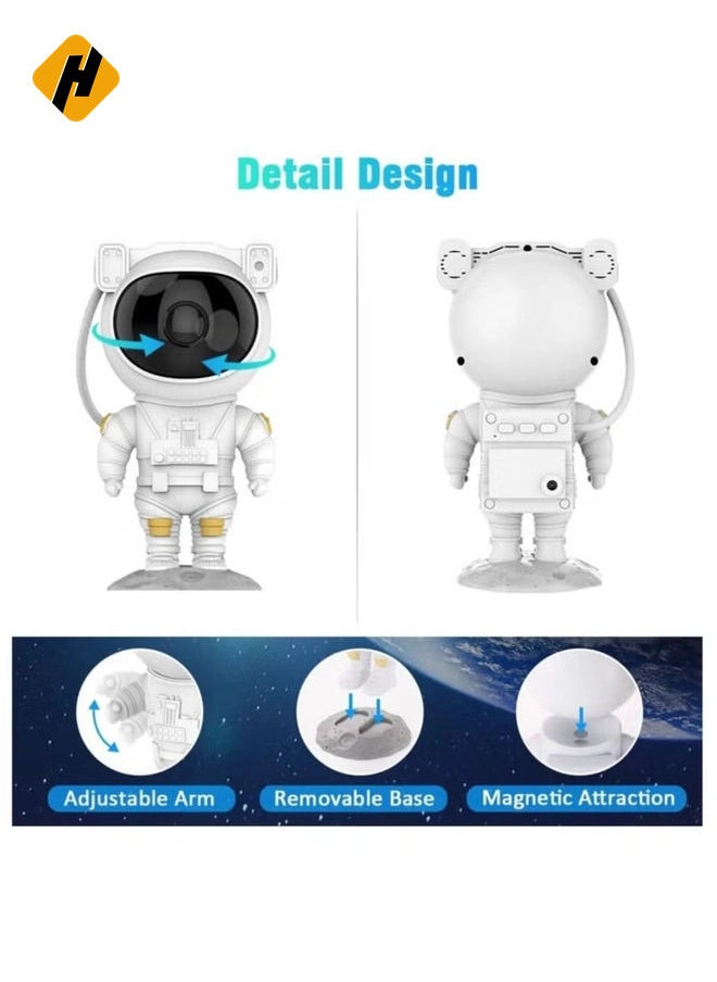 HuHa Kids Star Projector Night Light Ksera Astronaut LED Projection Lamp for Bedroom, Starry Night Light Projector with Timer, Remote Control and 360°Adjustable Head Angle  - Image 5