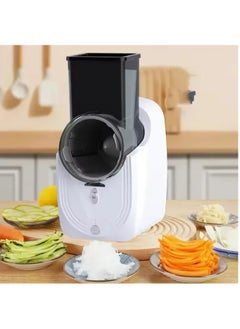 Snooe Vegetable Chopper, Cheese Grater with 3 Interchangeable Stainless Steel Blades, Potato Cutter for Kitchen  - Image 2