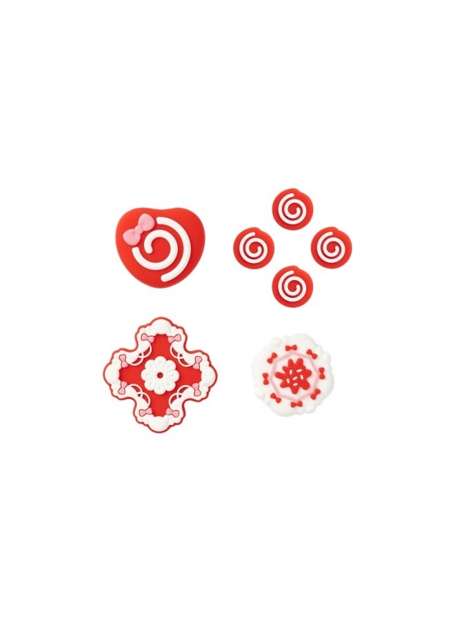 General Switch joystick cap cross button sticker cranberry sweetheart NS handle silicone joystick cover  - Image 1