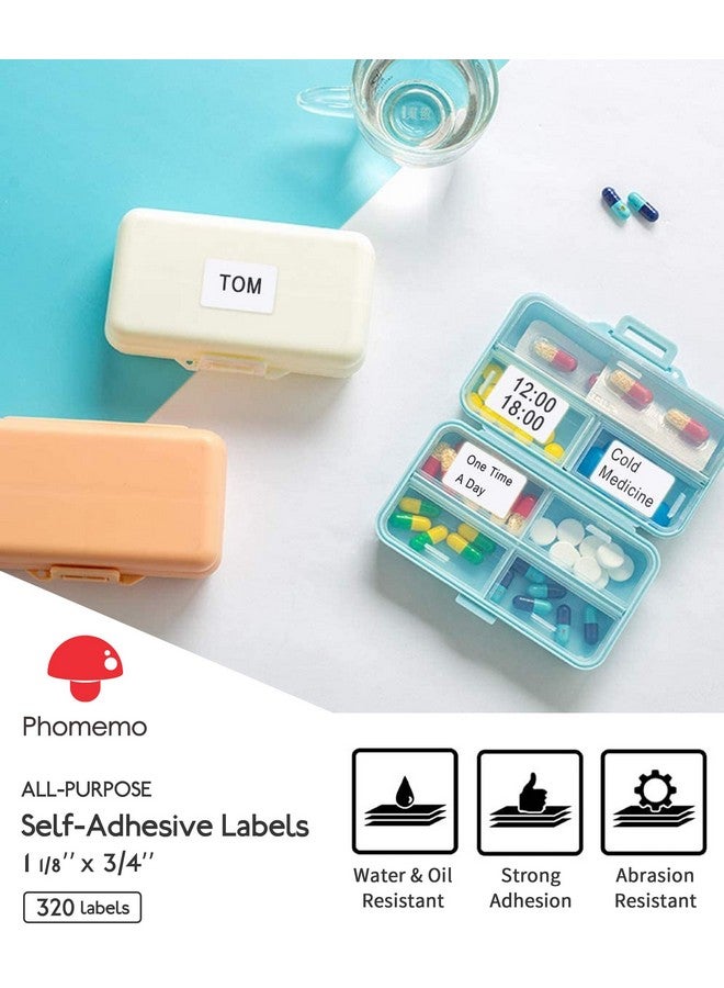 phomemo [3*320 Pcs] Original Labels For M110/M220/M221, 1.18'' X 0.79''(30 X 20Mm), Square, White, 320 Labels/Roll, 3 Rolls, Multi-Purpose Self-Adhesive Thermal Labels, Also Made For Phomemo M120/M200 - Image 2