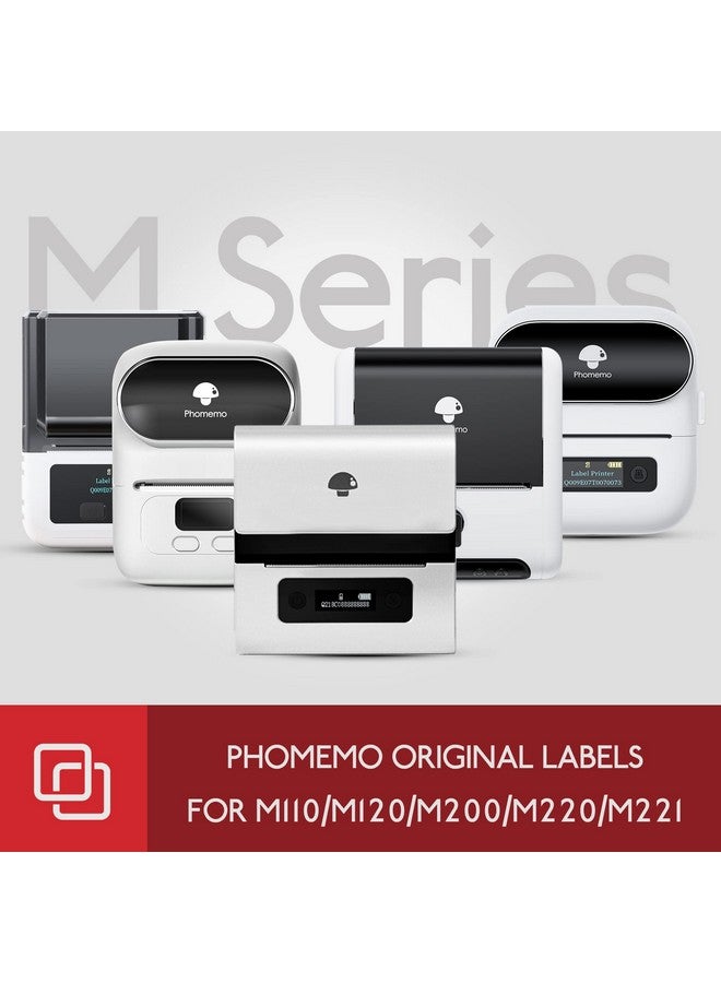 phomemo [3*320 Pcs] Original Labels For M110/M220/M221, 1.18'' X 0.79''(30 X 20Mm), Square, White, 320 Labels/Roll, 3 Rolls, Multi-Purpose Self-Adhesive Thermal Labels, Also Made For Phomemo M120/M200 - Image 3