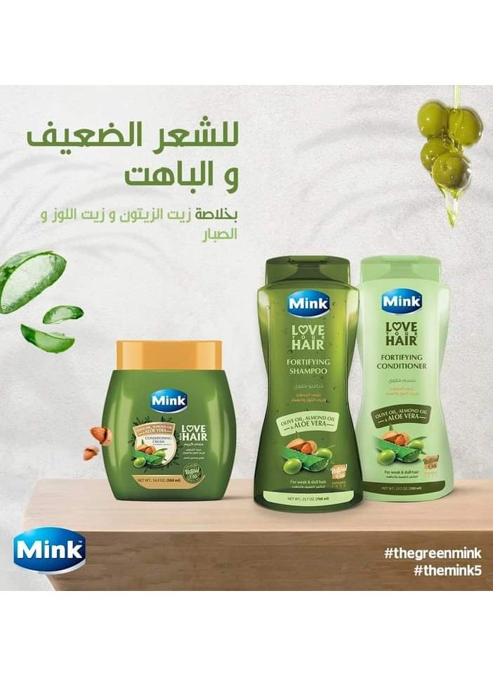 Mink - Mink Hair Conditioner Olive OIL Almond oil Aloe vera 700ML - Image 1