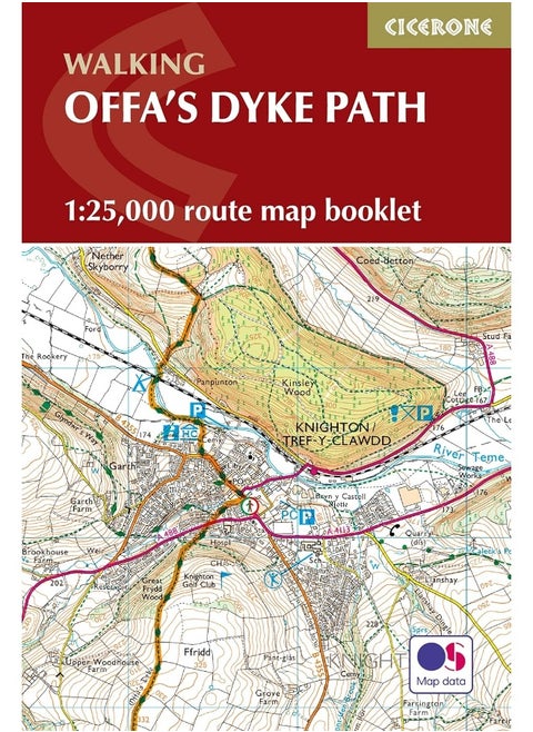 Offa's Dyke Map Booklet: 1:25,000 OS Route Mapping