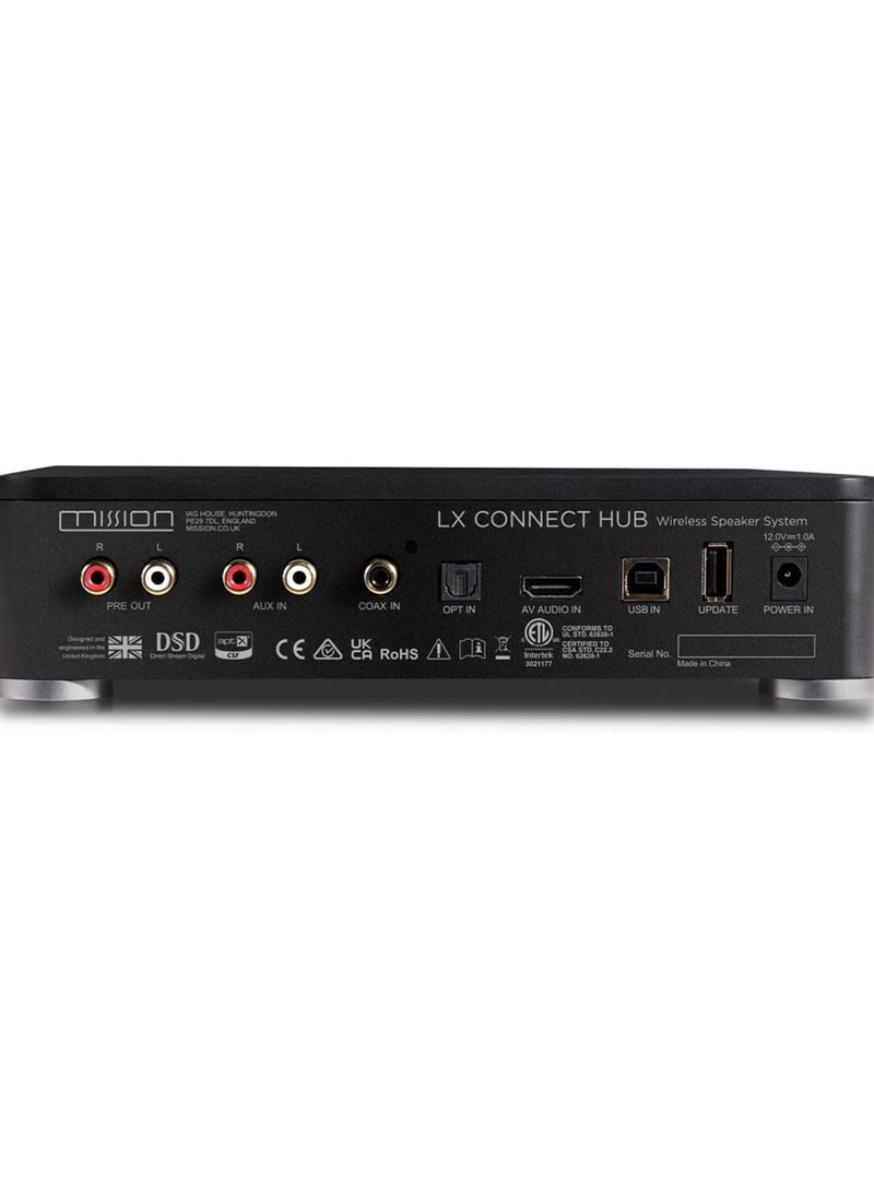 MISSION LX Connect Wireless Music System (Lux Black)