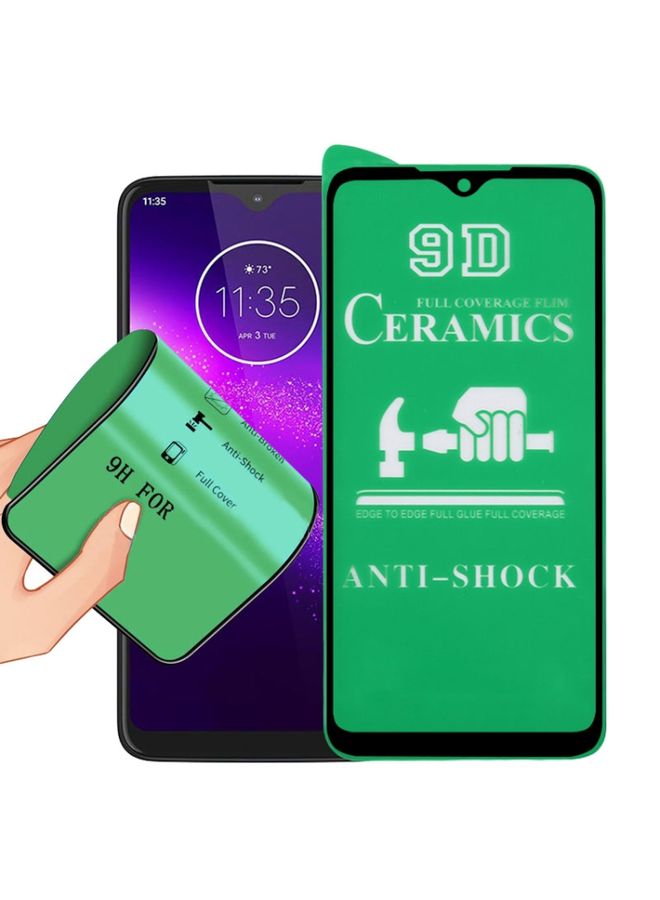 HuHa Screen Protector For Motorola One Macro 9D Full Screen Full Glue Ceramic Film