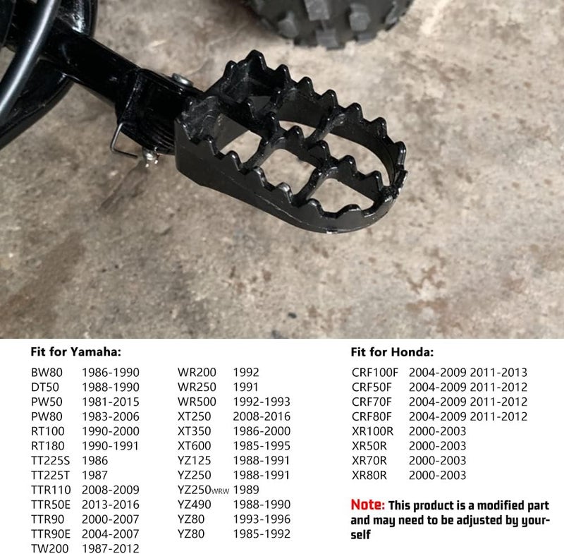 XINGWU Aluminium Dirt Bike Footpegs - Image 4