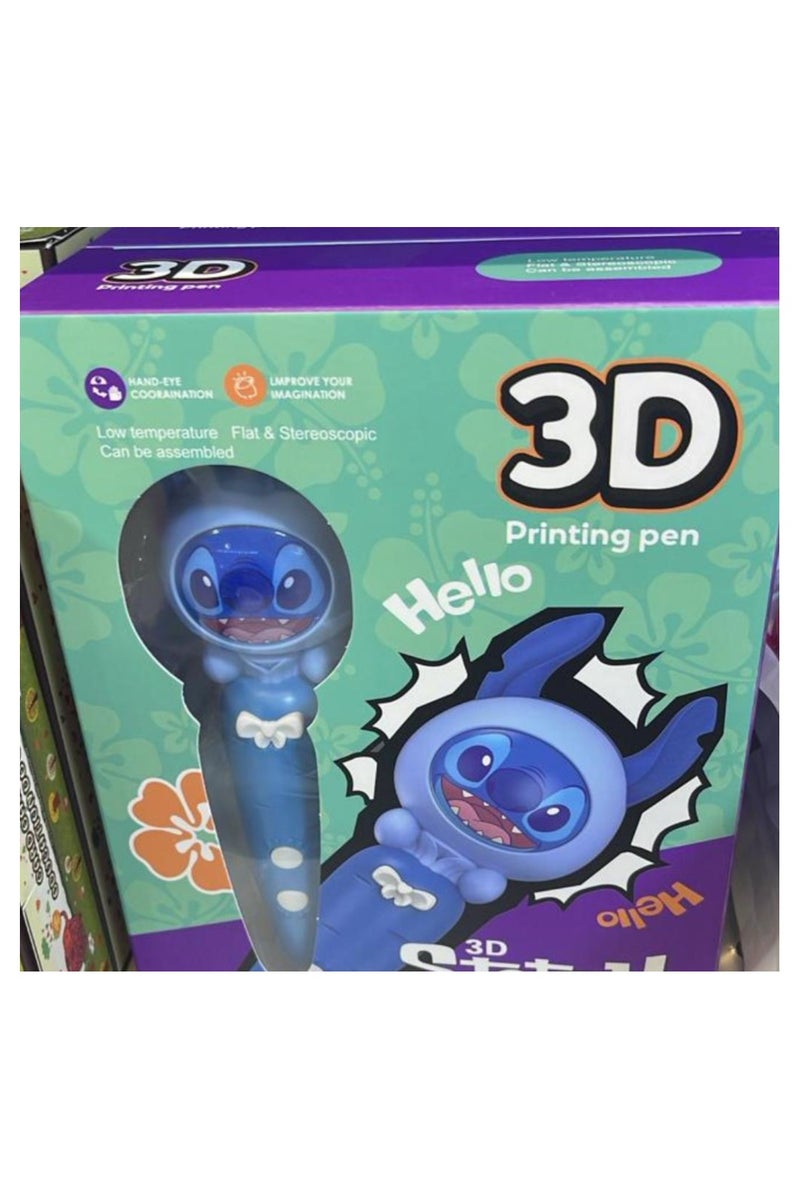 3D Printing Pen Stitch Design 3D Print Pen For Kids - Image 1