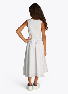 TOMMY HILFIGER Kids Combi Midi Dress  - Image 2