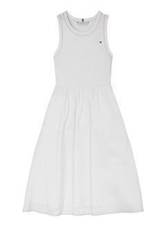 TOMMY HILFIGER Kids Combi Midi Dress  - Image 4