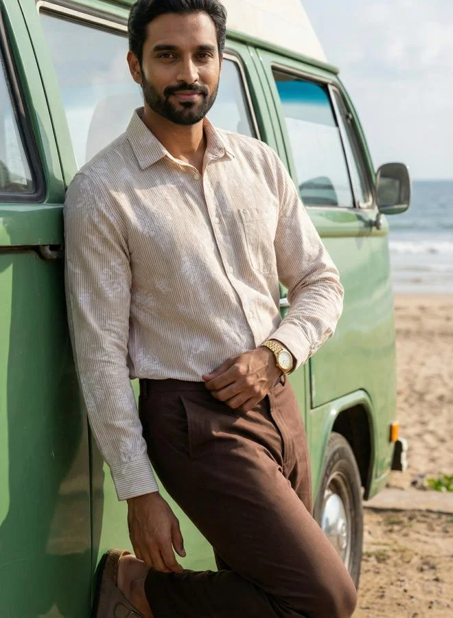 ترولوم Men Comfort Floral Printed Casual Shirt