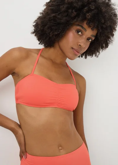Matalan Coral Bandeau Bikini Top