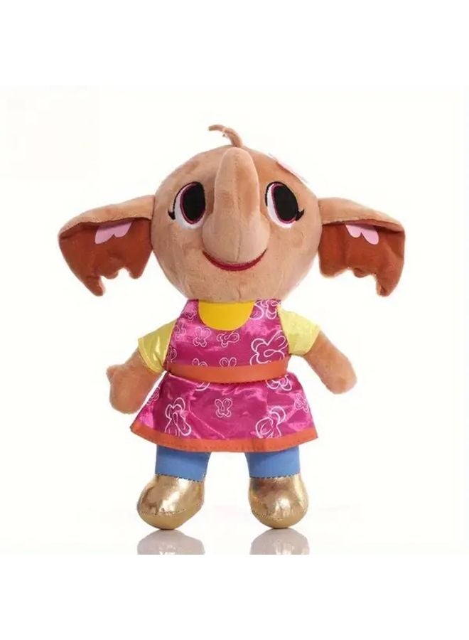 Soft Plush Stuffed Animal Elephant Doll Cuddly Huggable Gift For Kids Birthday - Image 1