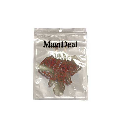 MagiDeal Elephant Head Filigree Fishhook Earrings - Image 4