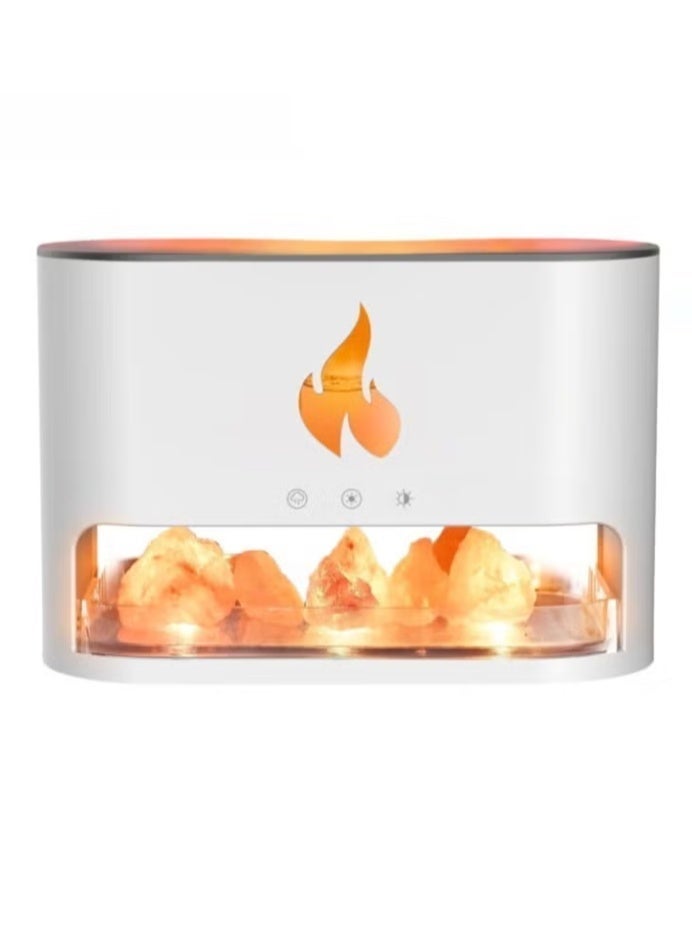 Ruay RA42 Electric Aroma Diffuser with Ultrasonic Flame Effect Light and Timer - Image 1