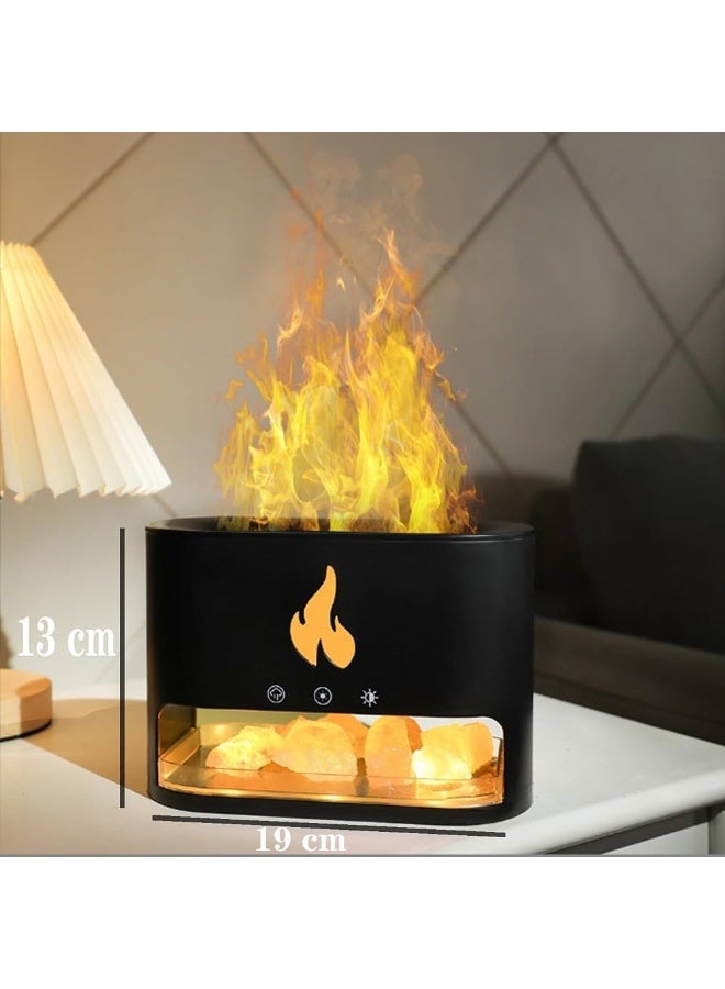 Ruay RA42 Electric Aroma Diffuser with Ultrasonic Flame Effect Light and Timer - Image 3
