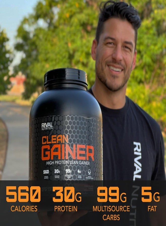 RIVAL NUTRITION مسحوق بروتين رايفال نيوترشن كلين جينر - 5 أرطال بنكهة الكوكيز والكريمة - غني بالبروتين لزيادة الكتلة العضلية وزيادة الوزن | 560 سعرة حرارية، 30 غرام بروتين، 99 غرام كربوهيدرات متعددة المصادر - 15 حصة - Image 2