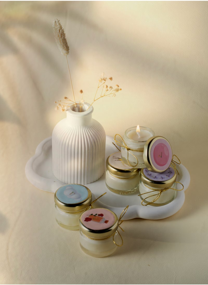 أروماتيكا مجموعة من 6 شموع معطرة صغيرة  - Image 2