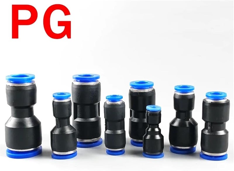 مقبس خرطوم الهواء 50 قطعة بلاستيك PU PG 8 4 مم دفع في أنبوب تركيب قابس - Image 4