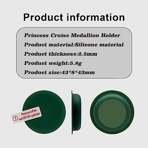 Orisell Princess Medallion Phone Accessories [2 Pack] Holder for Ocean Medallion (iPhone, Android, & All Devices) (Black-Pink) - Image 3