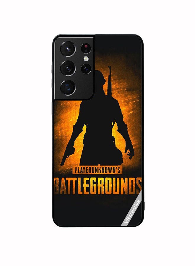 VR CREATIVE Protective Case Cover For Samsung Galaxy S21 Ultra 5G Pubg Design Multicolour - Image 1