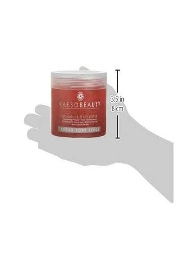 Kaeso Beauty Sugar Body Scrub Mandarin & Black Pepper 450ml - Image 4