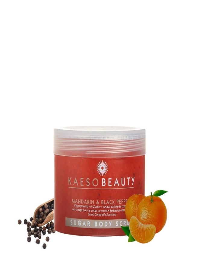 Kaeso Beauty Sugar Body Scrub Mandarin & Black Pepper 450ml - Image 1