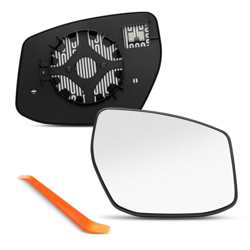 SNEMEEY Passenger Side Mirror Replacement for Nissan Altima 2013 2014 2015 2016 2017 2018 Nissan Sentra 20132018 Right Side Mirror Glass with Backing Plate Chrome Power Heated SNTIANLAI1318 - Image 2