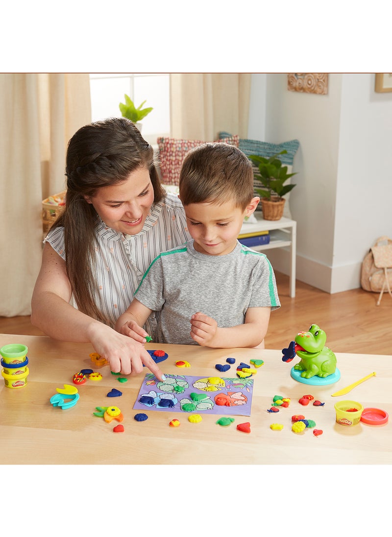 Play-Doh مجموعة الفراشة والألوان للمبتدئين مع سجادة اللعب، حرفة ما قبل المدرسة، لعبة فراشة، 4 ألوان من مركبات النمذجة للأطفال من 3 سنوات  - Image 4