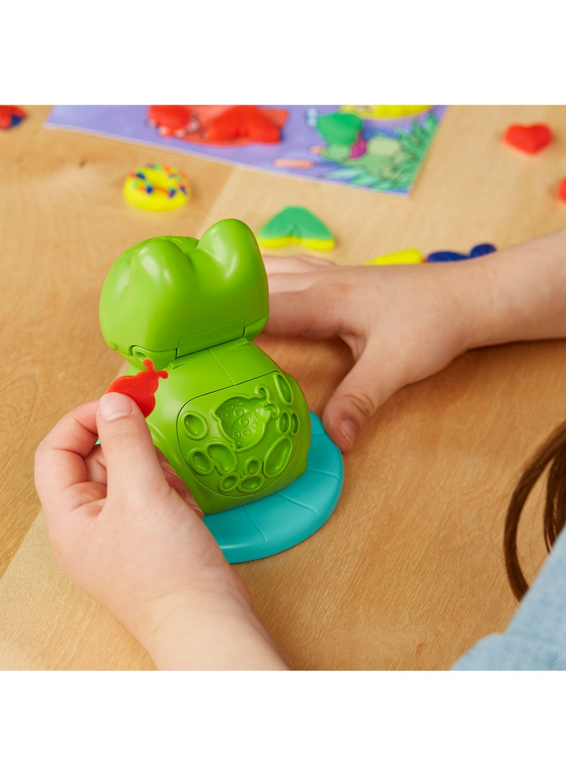 Play-Doh مجموعة الفراشة والألوان للمبتدئين مع سجادة اللعب، حرفة ما قبل المدرسة، لعبة فراشة، 4 ألوان من مركبات النمذجة للأطفال من 3 سنوات  - Image 3