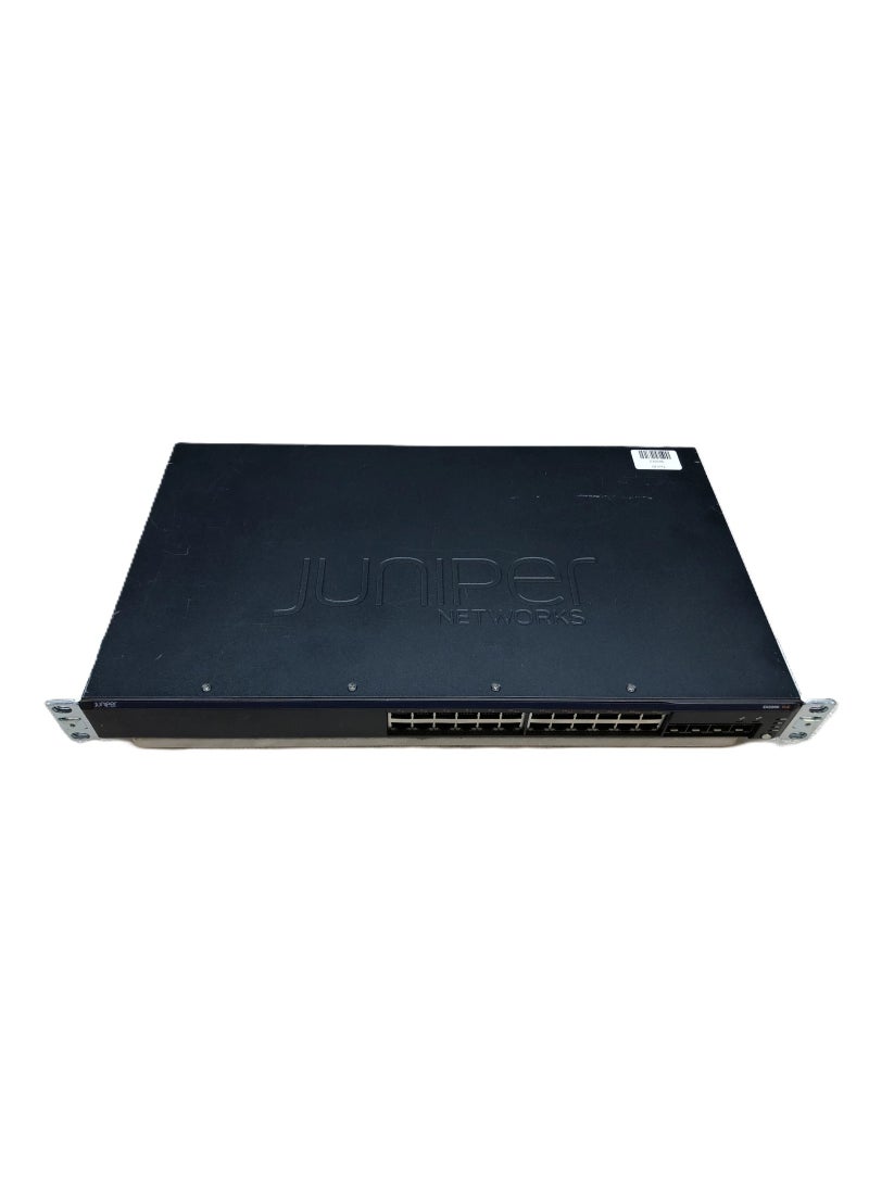 Juniper EX2200 24-Port Giga PoE 4x SFP Ethernet Switch EX2200-24P-4G – Managed Gigabit Network Switch (Renewed) - Image 1