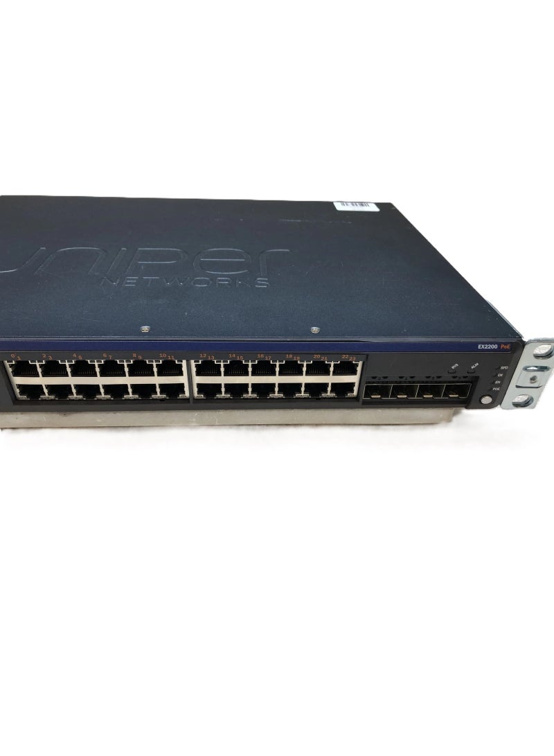Juniper EX2200 24-Port Giga PoE 4x SFP Ethernet Switch EX2200-24P-4G – Managed Gigabit Network Switch (Renewed) - Image 3