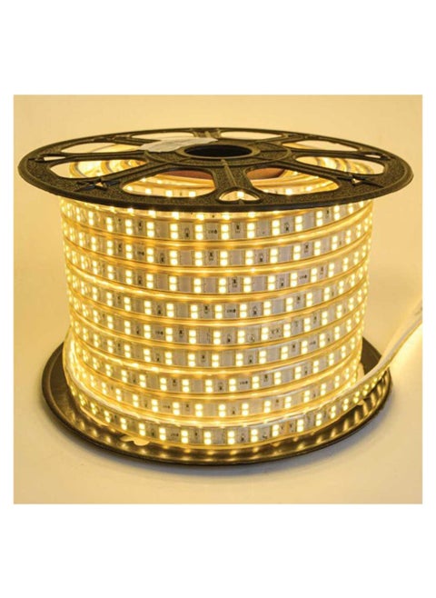 شريط ضوء LED مقسم مقاوم للماء أصفر 50 متر