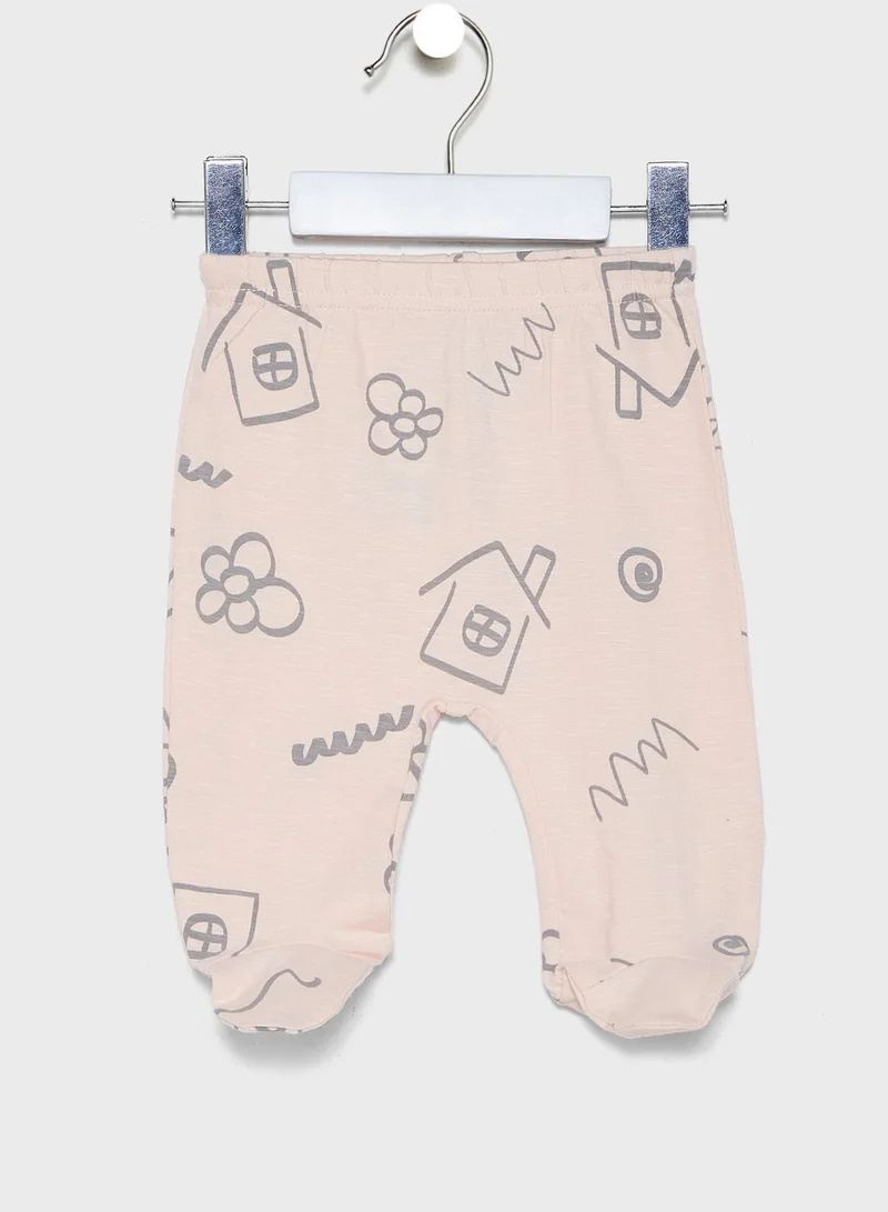 Babybol Infant Graphic T-Shirt + Pyjama Set