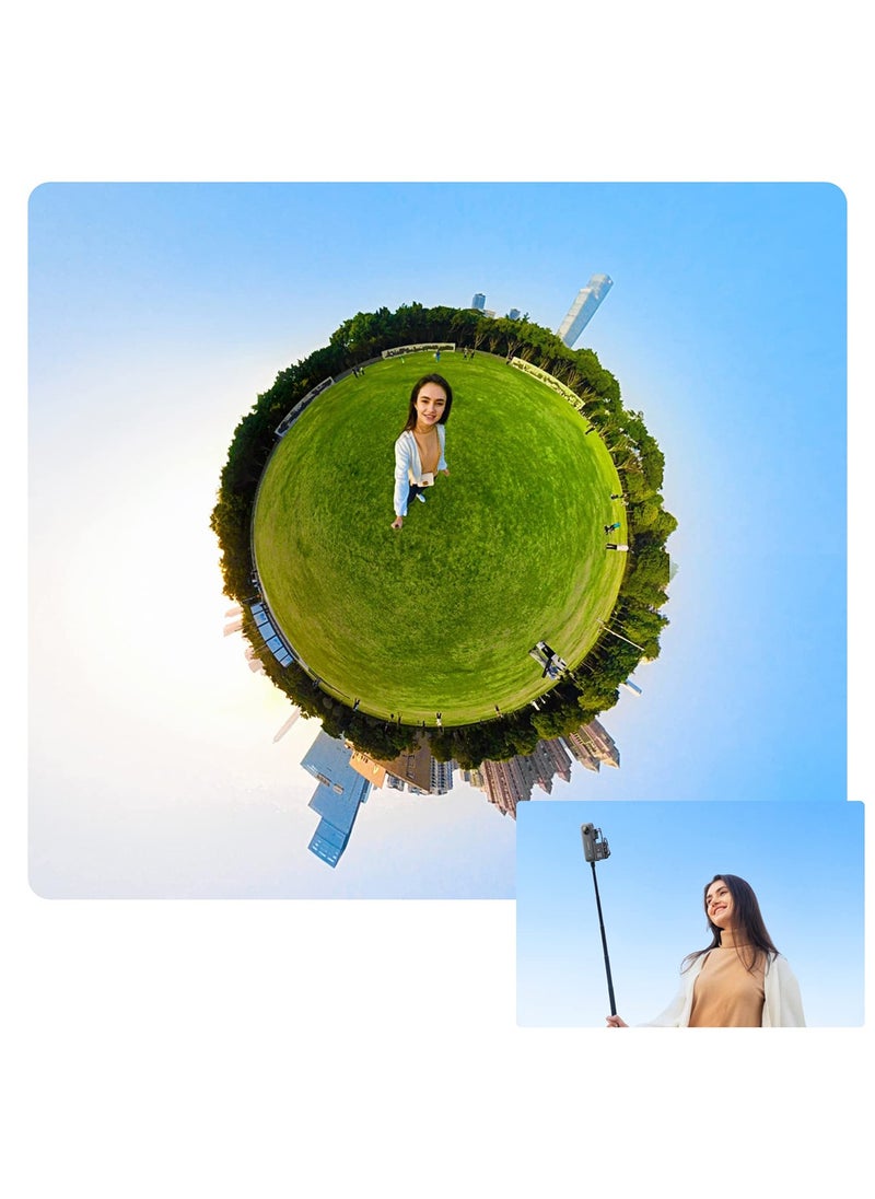 Insta360 محول ميكروفون خارجي لكاميرا Insta360 X3 مع منافذ صوت من النوع C و3.5 مم ودعم الشاحن والتسجيل لملحقات Insta360  - Image 2
