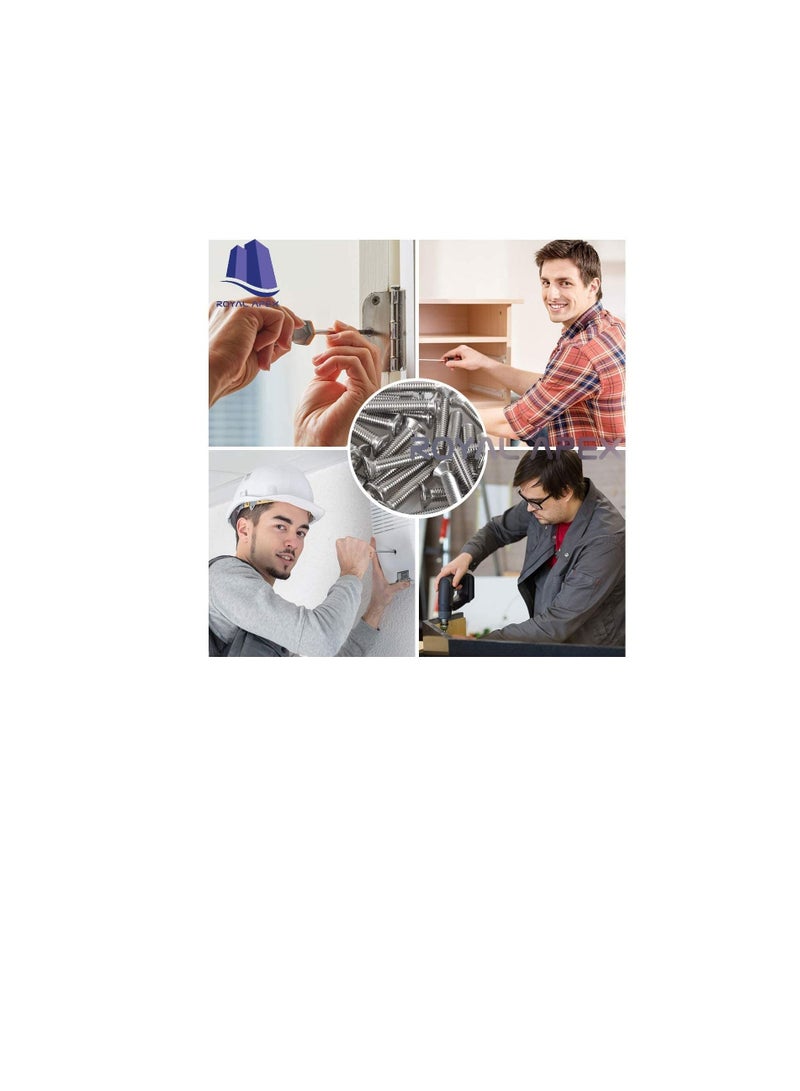 Machine Screw CSK Philip & Countersunk Head for DIY Electrical & Kitchen Furniture Pull Cabinet Door Handles Pack of 25 (M6 X 20 MM) - Image 2