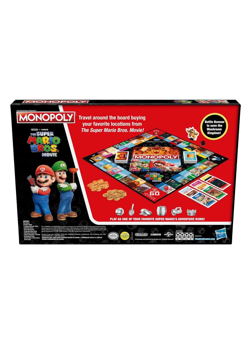 Hasbro Games - لعبة مونوبولي Super Mario Bros. Movie Edition - Image 1