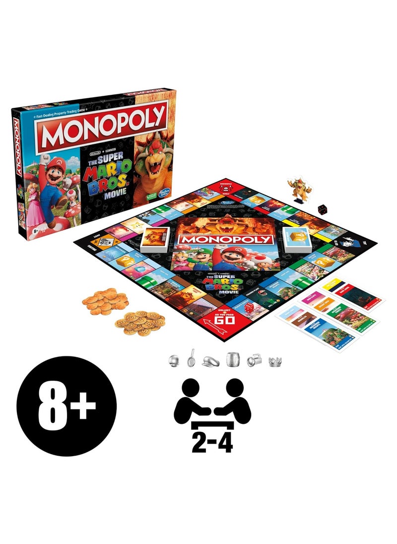 Hasbro Games - لعبة مونوبولي Super Mario Bros. Movie Edition - Image 1