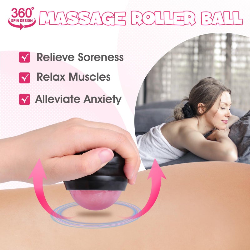 OAKDOLCHE Birth Comb & Massage Roller Ball Kit for Women Labor and Delivery Essentials, Wooden Labor Comb Pregnancy Must Haves, Designed for Expectant Moms - Image 5